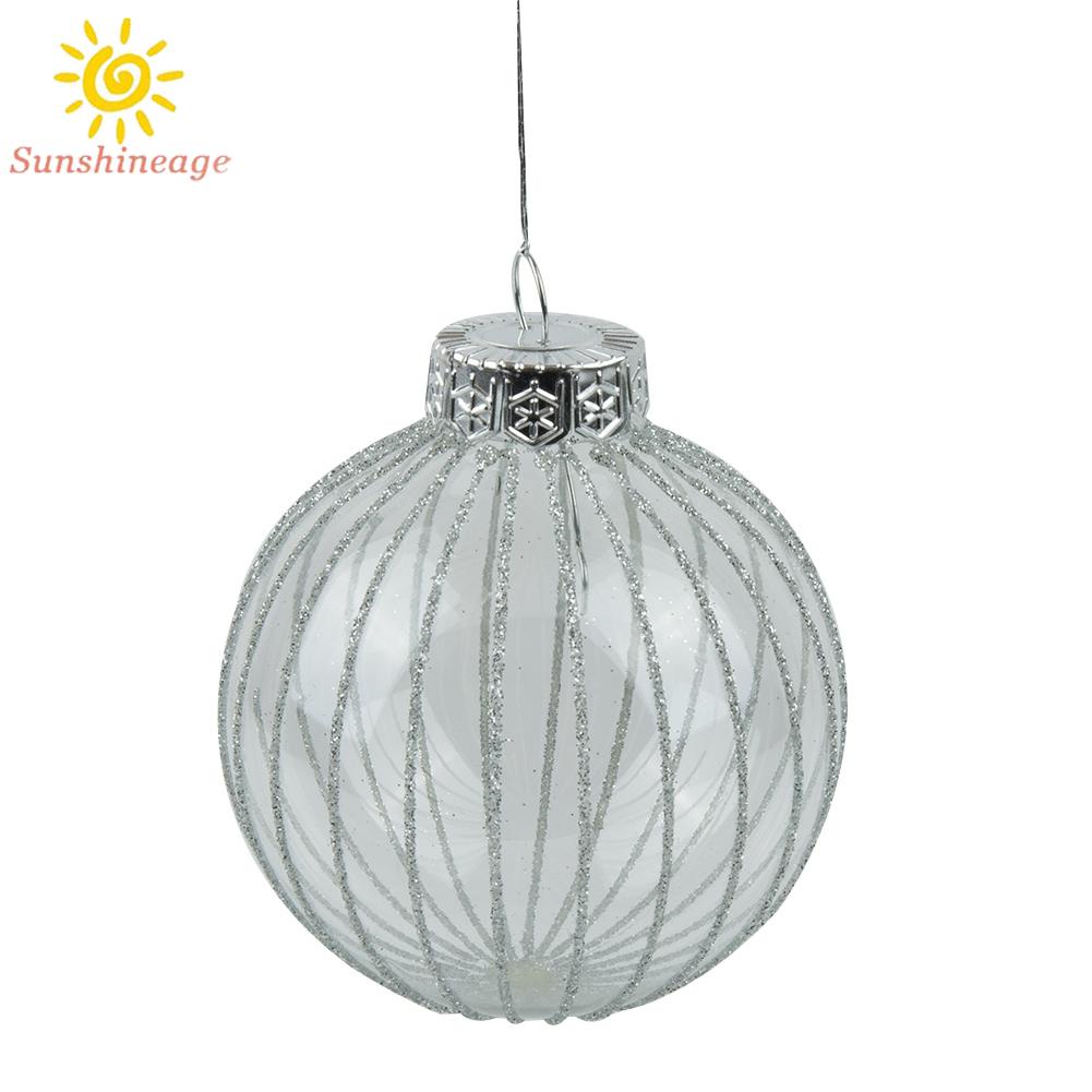 Set 6 Quả Châu 8cm Trang Trí Giáng Sinh Đẹp Mắt