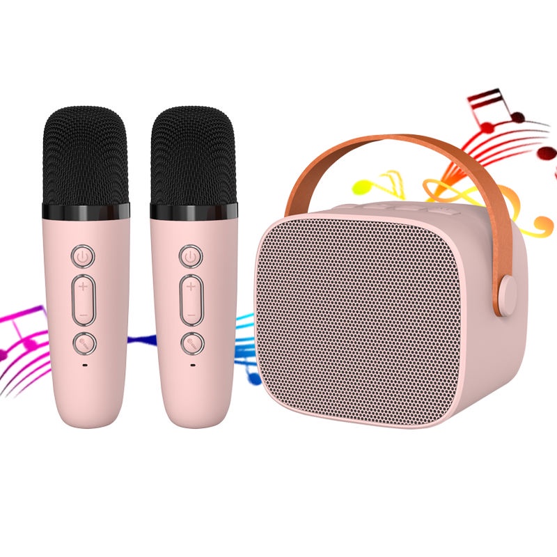 Karaoke Bộ Loa bluetooth Không Dây mini Di Động Tiện Dụng Cho Bữa Tiệc