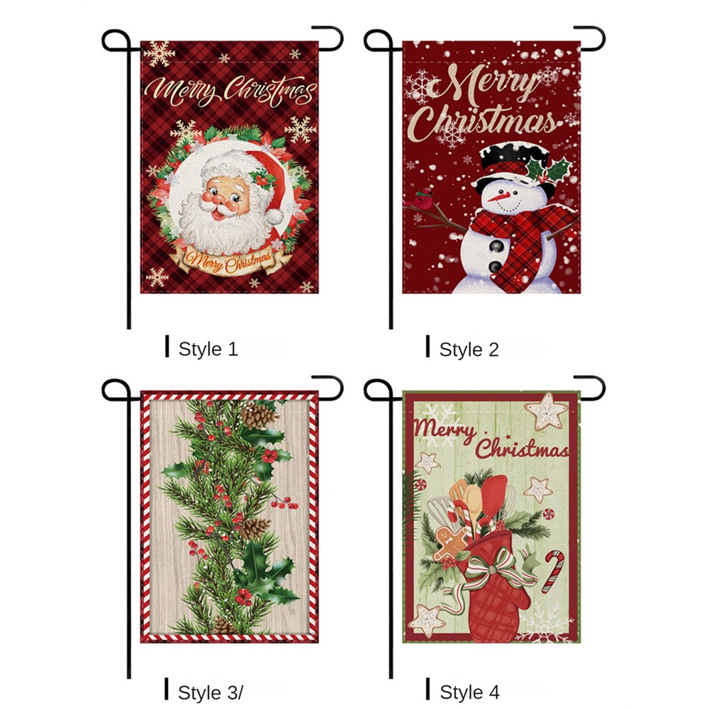 Cờ Vải Lanh Treo Tường Trang Trí Giáng Sinh