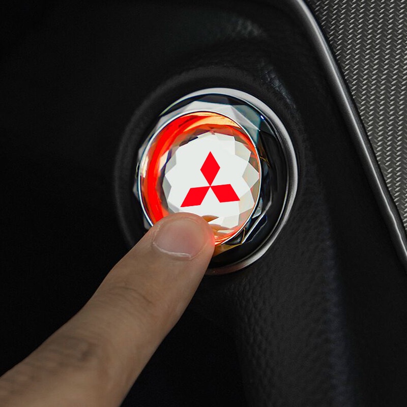 Phù Hợp Miếng Dán Trang Trí Nút Khởi Động Xe Hơi mitsubishi asx lancerex eclipse cross outlander pajero lancer xpander montero