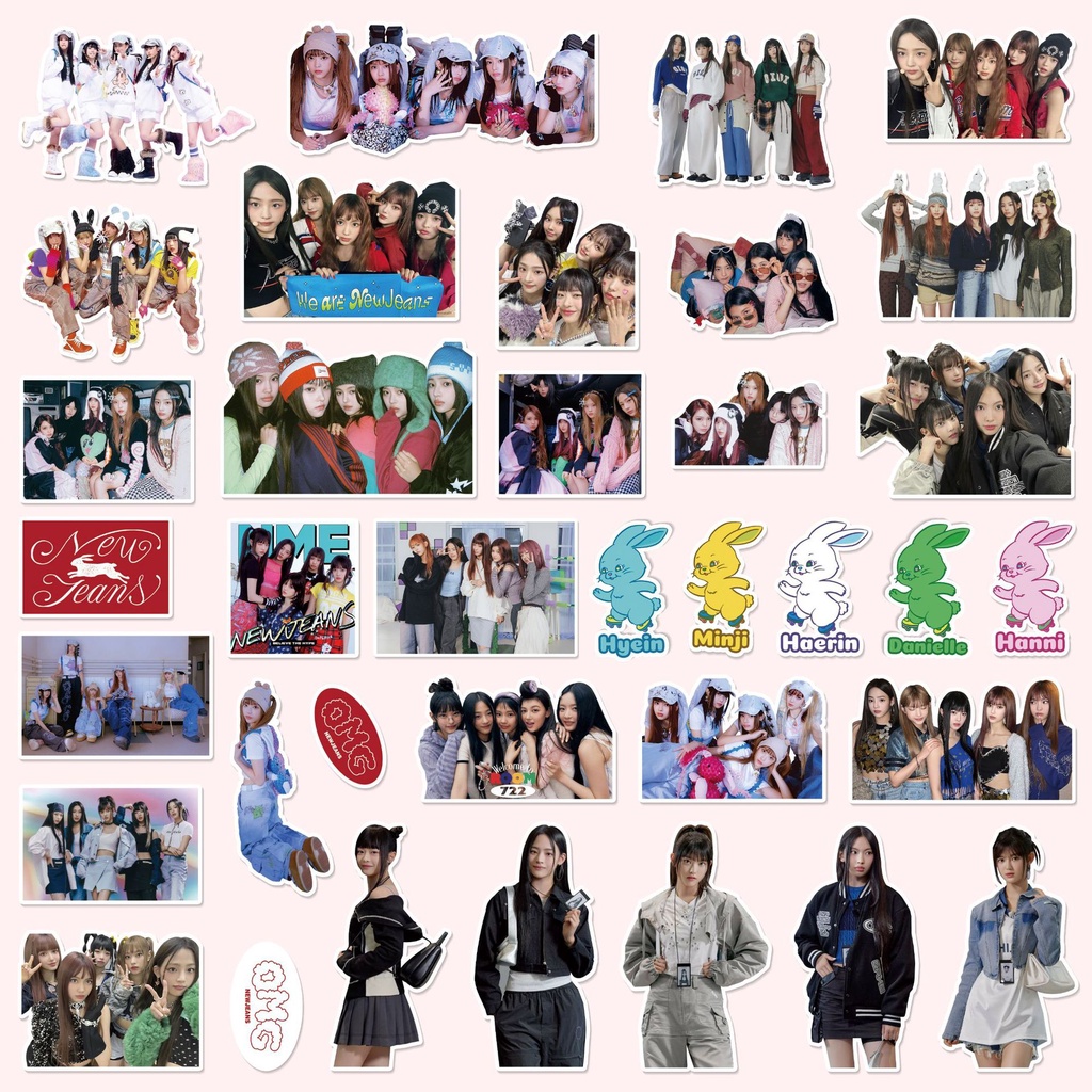 Sticker Dán Trang Trí Hình kpop newjeans omg