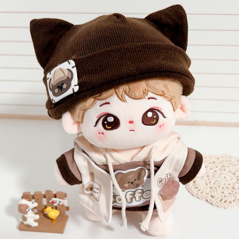 Bộ Đồ Bằng Vải cotton 20cm Không Gây Kích Ứng Dễ Thương Dành Cho Búp Bê 0901