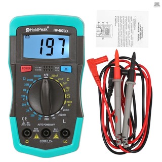 HoldPeak HP4070D Mini Digital Multimeter Resistance Capacitance Inductance Transistor Test