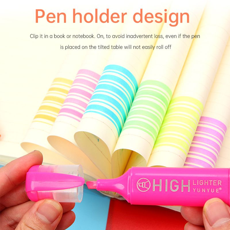 Miumiua🔮Bút đánh dấu bút nhớ dòng bút màu YUNYUE nhiều màu lựa chọn