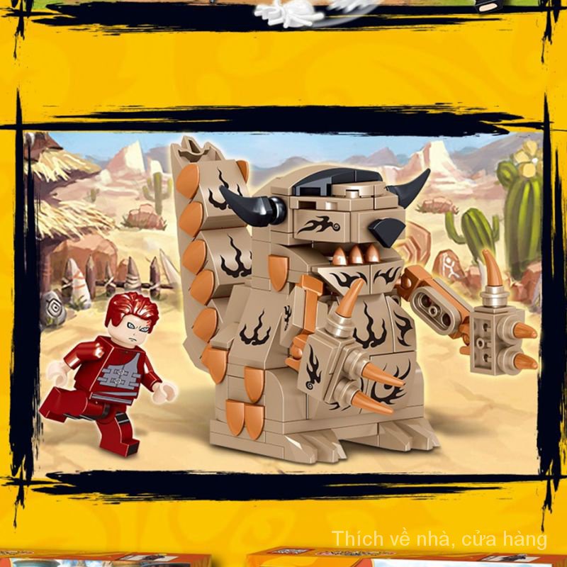 Naruto assembled building blocks toy Naruto help me love Luo Zhujian Watergate beast compatible with Lego small particles HDC4