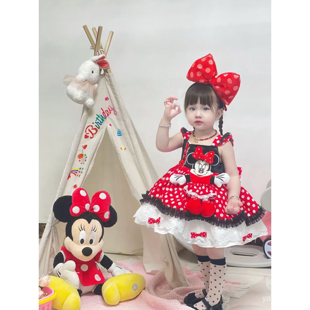 Hàng Mới Về Đầm Công Chúa lolita Hai Dây Phong Cách Cổ Điển Thời Trang Mùa Thu Cho Bé Gái