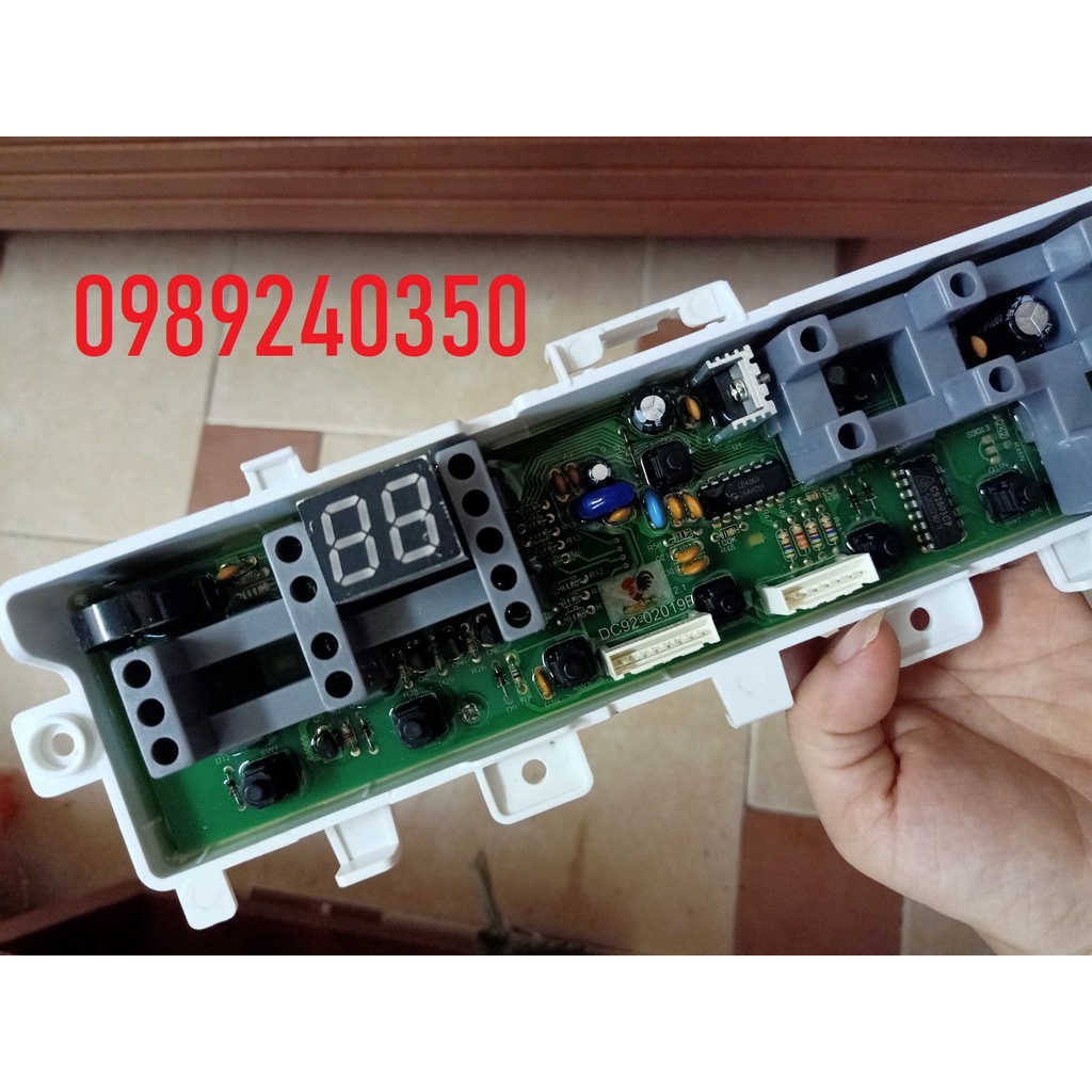 Bo mạch máy giặt Samsung 7 phím mới chính hãng