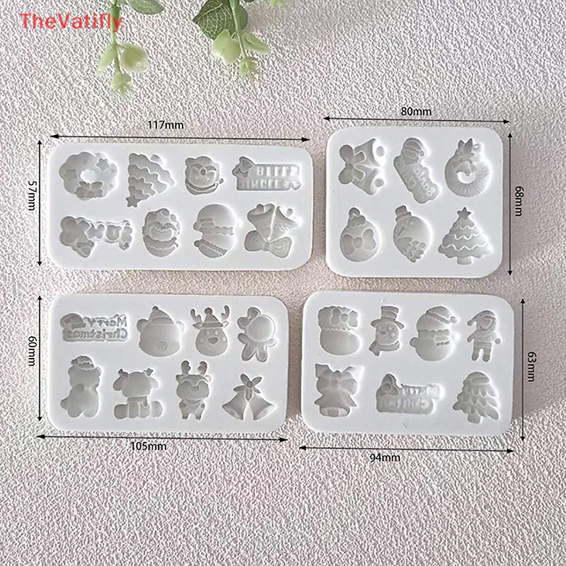 1 Khuôn silicone Làm Bánh Hình Người Tuyết diy