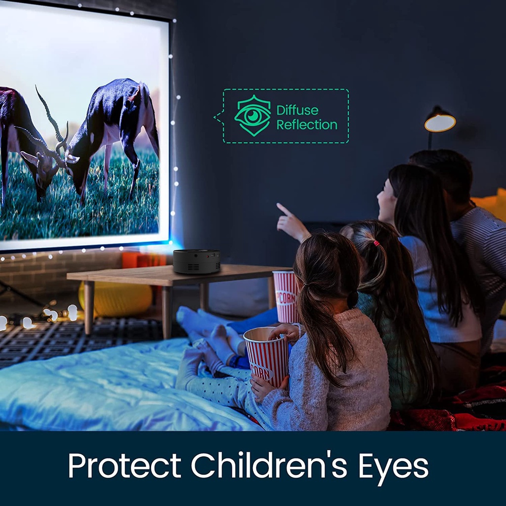 Máy chiếu mini máy chiếu mini 4k  máy chiếu mini giá rẻ Máy Chiếu mini Di Động Tiện Dụng Cho Bé