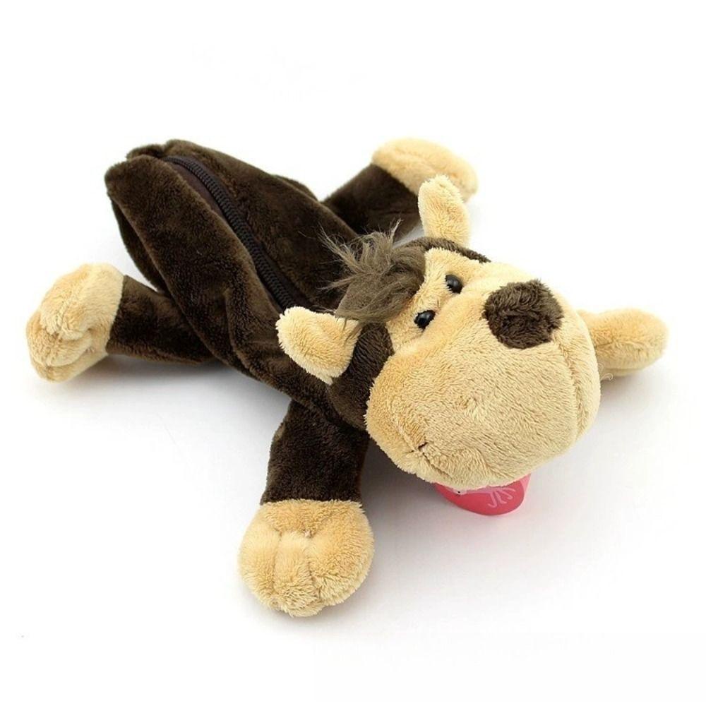 Túi Đựng Bút Hình Thú Nhồi Bông Dễ Thương Sức Chứa Lớn