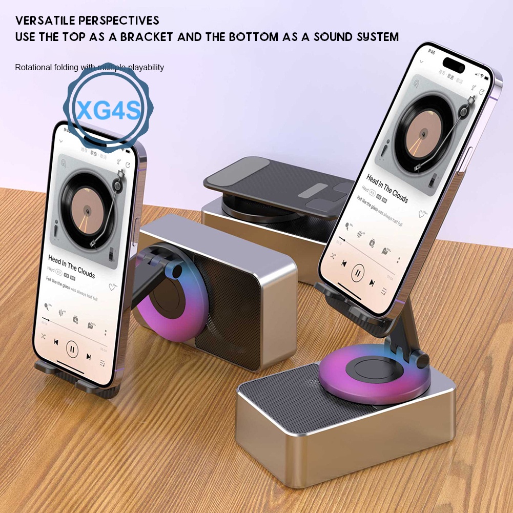 Loa bass Không Dây 2 Trong 1 Có Giá Đỡ Điện Thoại Cho Phòng Ngủ
