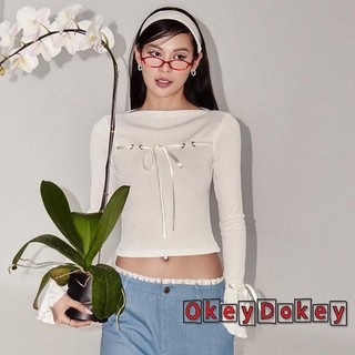Áo crop top nữ màu trơn thắt nơ xinh xắn