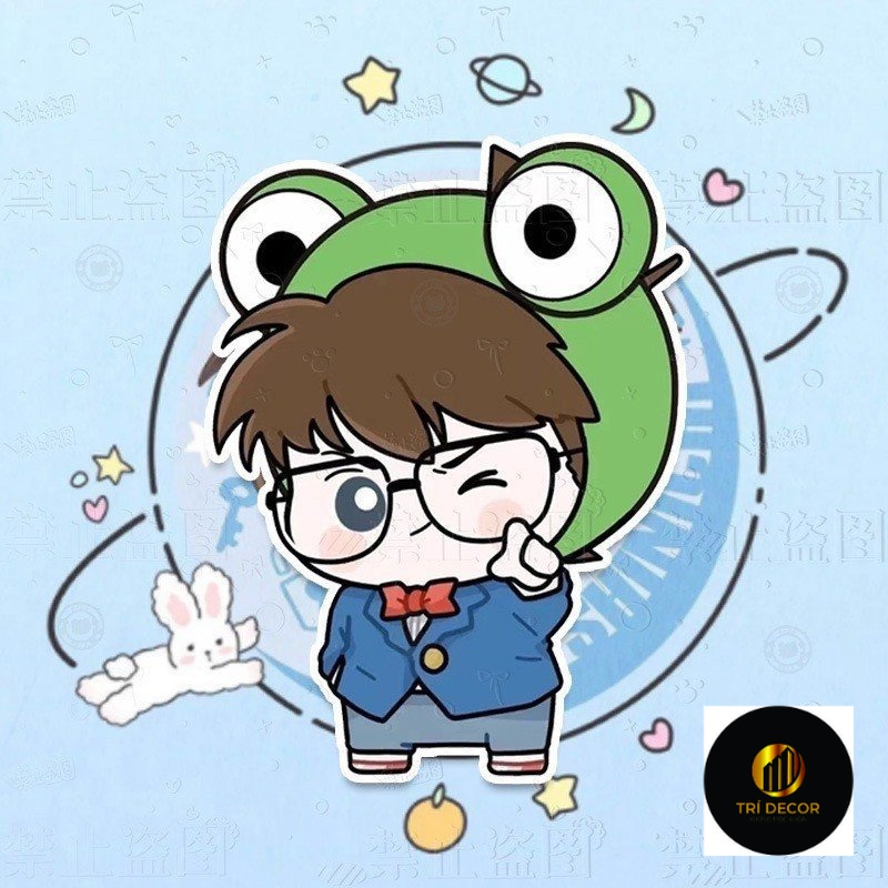 Móc khóa DETECTIVE CONAN Thám Tử Lừng Danh ver Ếch con anime chibi độc đáo