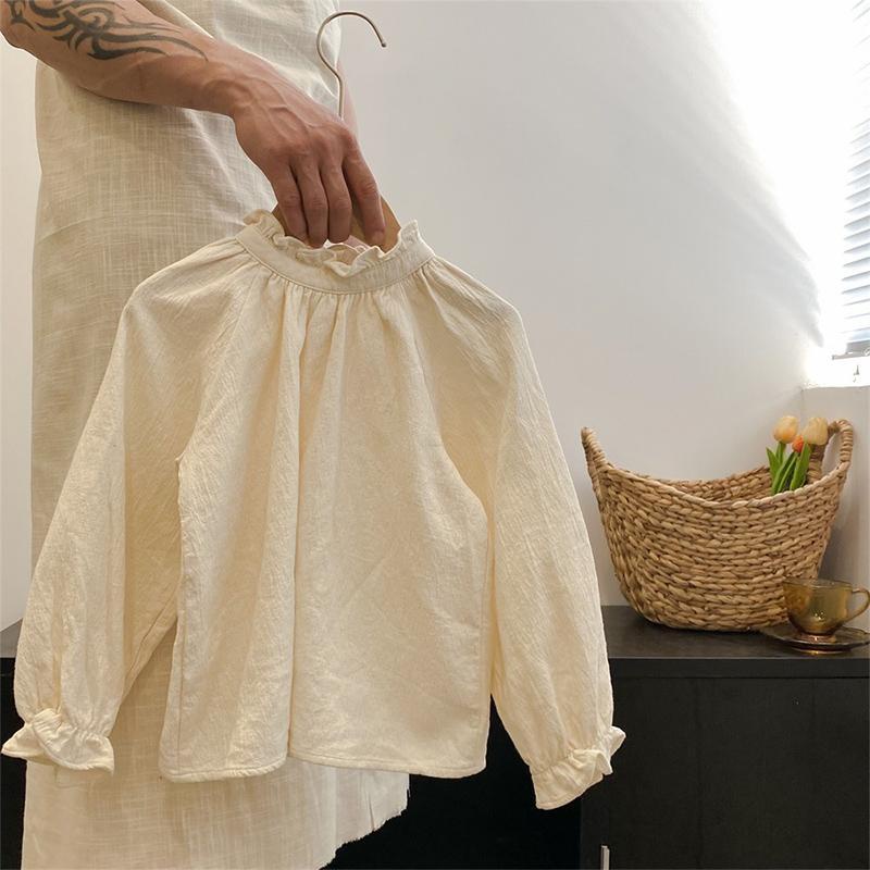 Đầm Nhung Cổ Búp Bê Phong Cách Phương Tây Thời Trang Mùa Thu 2023 Cho Bé Gái