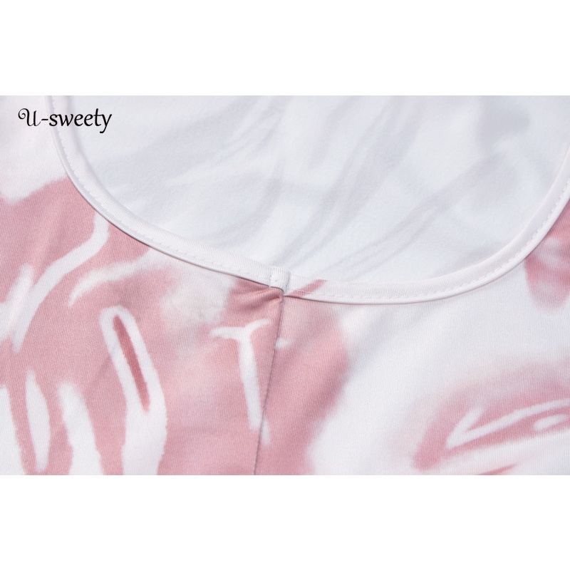 U-sweety Jumpsuit Tay Ngắn Hở Lưng Thời Trang Tập yoga 2023 Cho Nữ