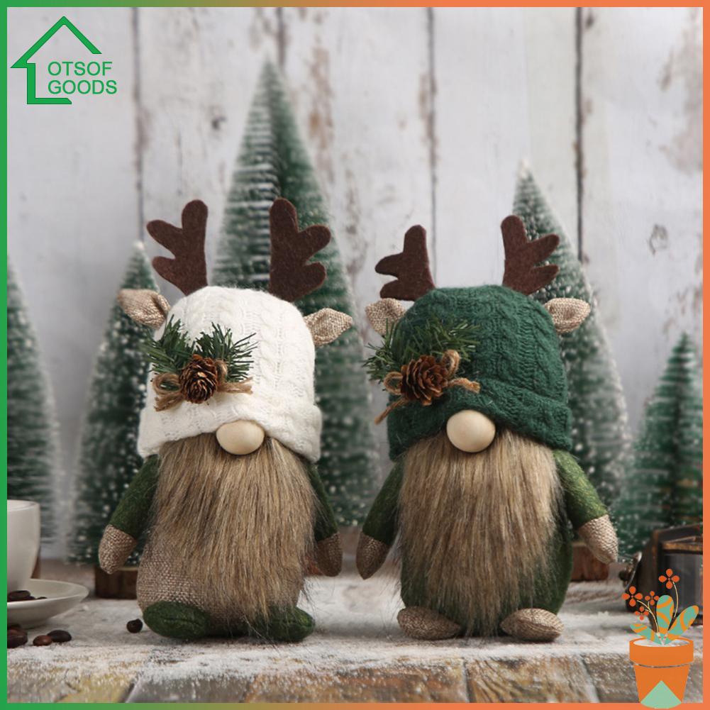 ✿ Túi Xách Nhiều Ngăn Tiện Dụng Thời Trang ✿ Sừng Hươu Đan Len Trang Trí Bàn Làm Việc Cho Dịp Giáng Sinh Năm Mới