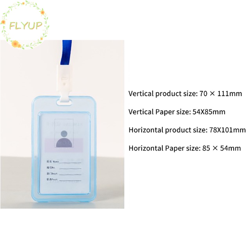 Flyup Bao Đựng Thẻ id / Thẻ Ngân Hàng / Xe Buýt Trong Suốt Chống Thấm Nước Dành Cho Học Sinh Nam Và Nữ vn