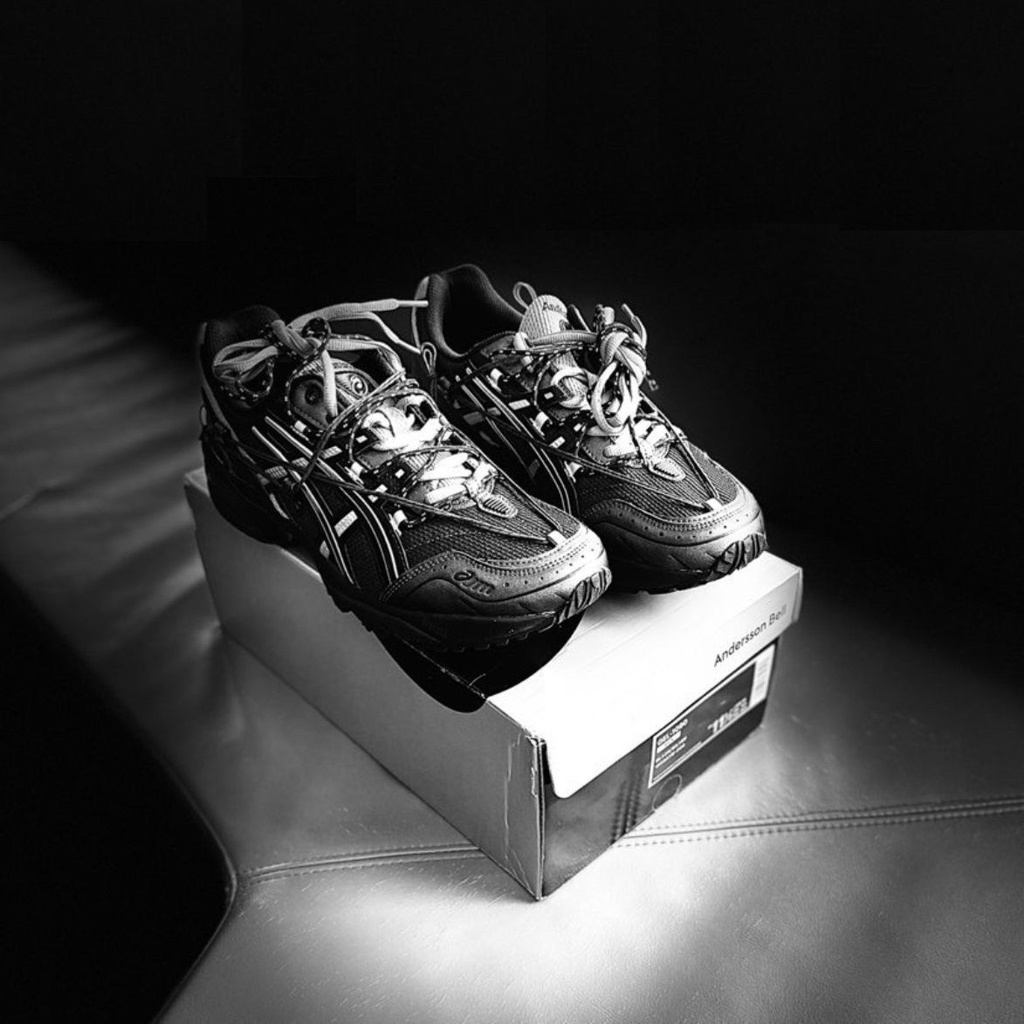 Mới Giày Thể Thao gel-1090 andersson Buộc Dây Phối Lưới Thoáng Khí Phong Cách retro