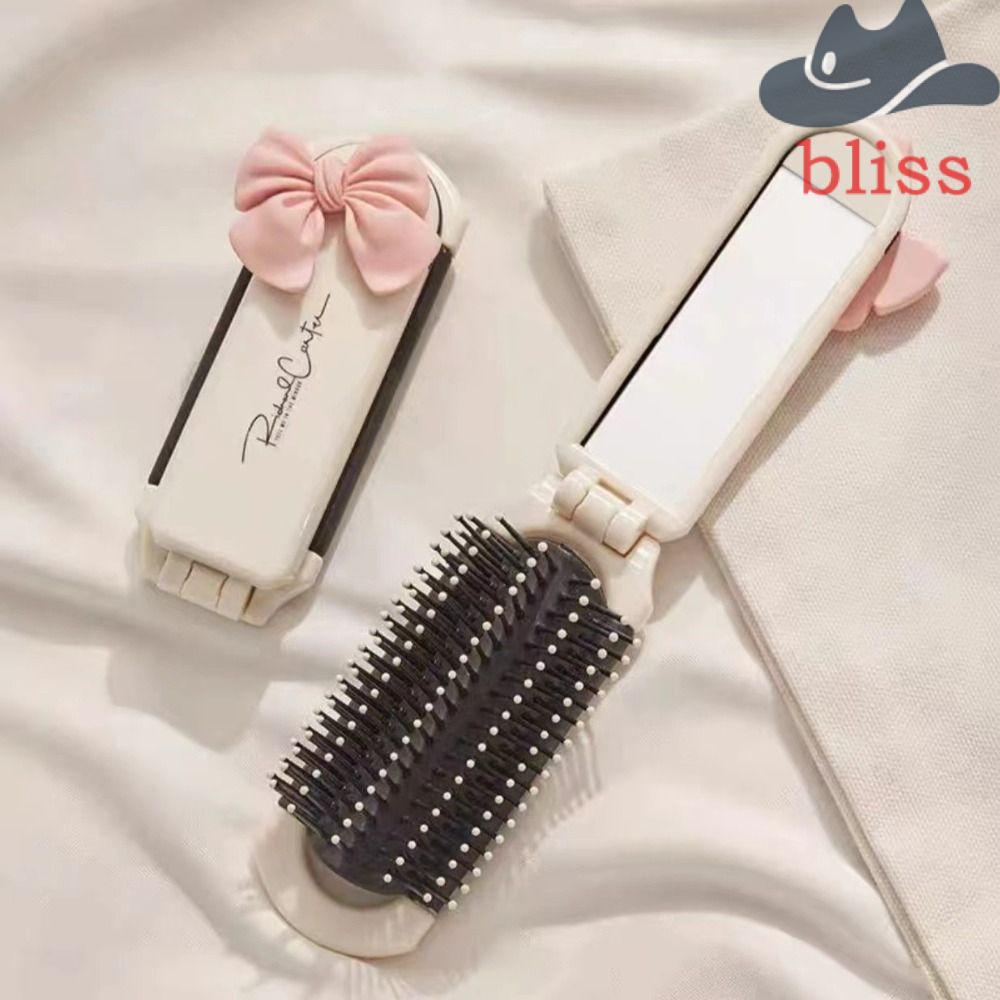 Lược Chải Tóc mini 2 Trong 1 Chống Tĩnh Điện Có Thể Gấp Gọn Tiện Dụng