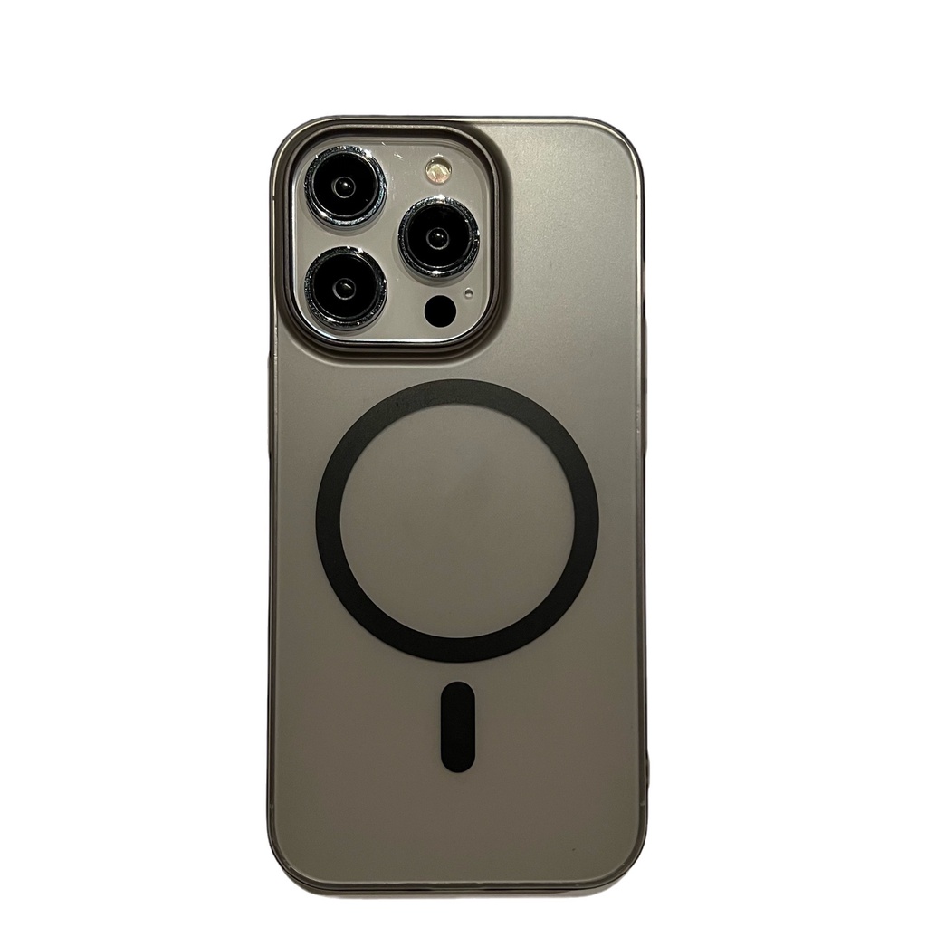 Phù Hợp Ốp Điện Thoại Nam Châm Siêu Mỏng Trong Suốt Chống Dấu Vân Tay Cho iphone 14 15 pro max plus 15pro 14 15pro