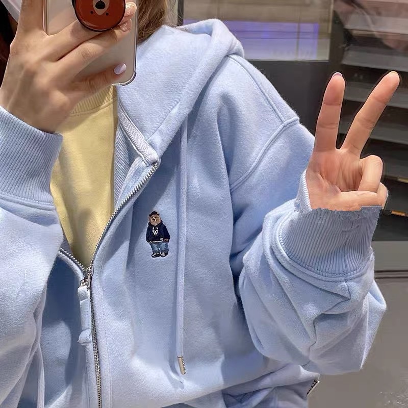 Áo Hoodie Dáng Rộng Thời Trang Đường Phố Mỹ Hàng Mới 2023