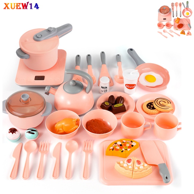 Bộ 20 / 40 Đồ Chơi Nhà Bếp Có Nhạc Và Đèn Cho Bé