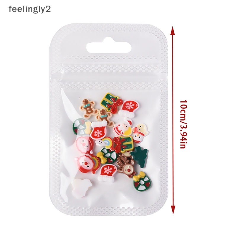 Bộ 20 Phụ Kiện Trang Trí Móng Tay Nghệ Thuật 3d Hình Cây Thông Giáng Sinh Màu Dạ Quang Dễ Thương diy