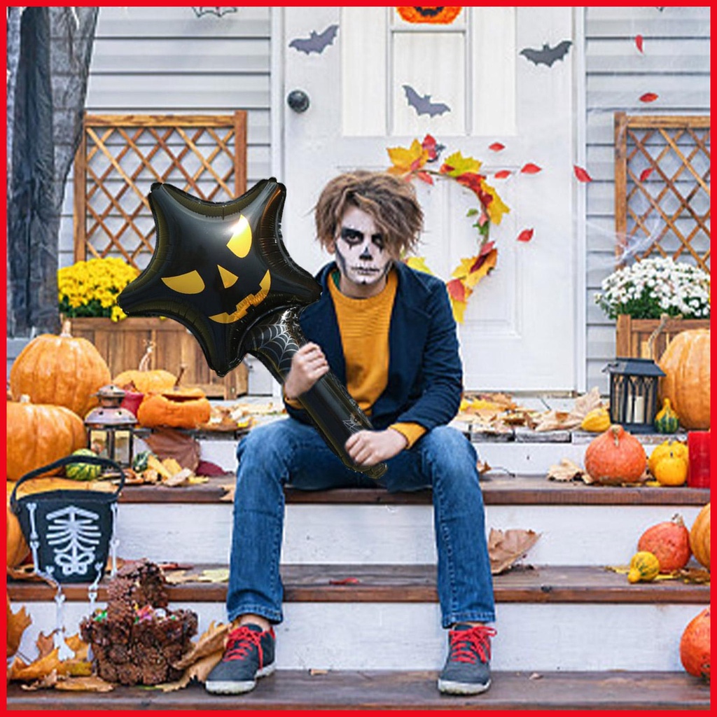 Set 10 Bong Bóng Bơm Hơi Hình Cây Gậy Hai Mặt Dễ Thương