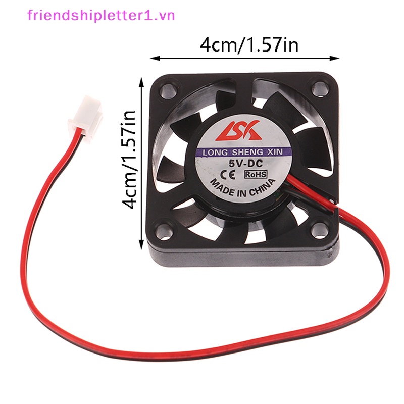 1 Quạt Tản Nhiệt cpu 4010 5v 12v 24v 4cm Cho Máy Tính