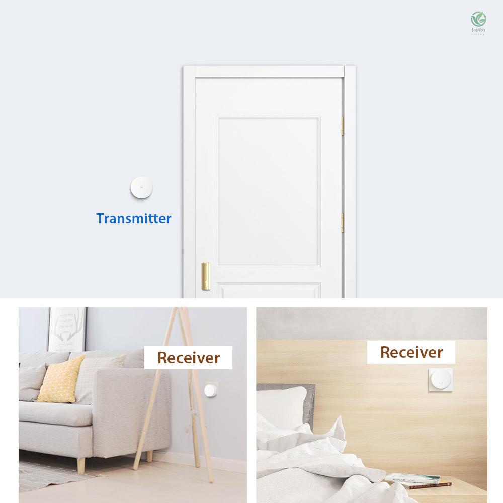 Flv linptech Chuông Cửa Tự Động Không Dây Không Cần Pin Cơ Bản