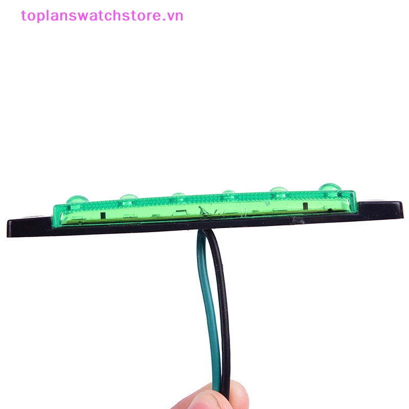 1 Đèn led 12v 6 Bóng Gắn Hông Xe Hơi Báo Tín Hiệu Hãm Phanh