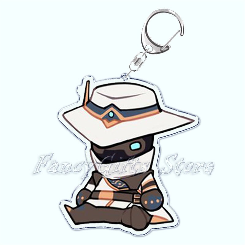 Móc khoá Cute Anime Valorant Chaveiro Cartoon PC Game in 2 mặt rõ nét Acrylic Phụ kiện trang trí