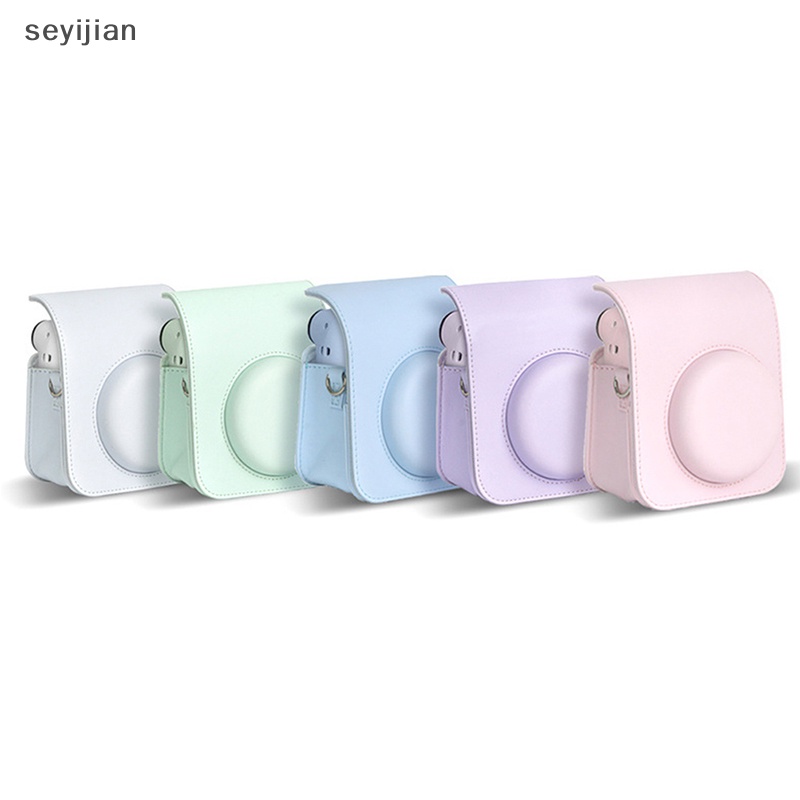 Túi Da pu Đựng Máy Ảnh instax mini 12 Có Dây Đeo Vai