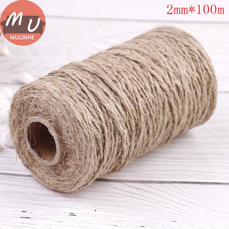Cuộn Dây Thừng Khô Tự Nhiên Dài 100M Dùng Để Làm Đồ Trang Trí