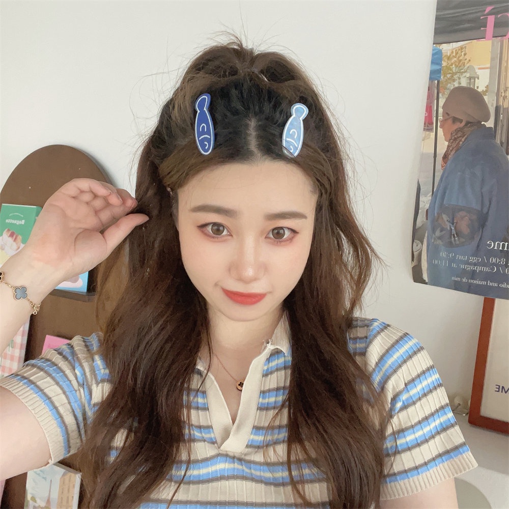 Haimeikang Mới Kẹp Tóc Hình Cá Hoạt Hình Dễ Thương Cho Bé Gái