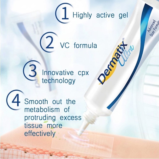 Kem xóa sẹo Dermatix 15g Trị sẹo mụn Điều trị sẹo Loại bỏ vết rạn da Làm mịn da Làm trắng da Trẻ hóa da hiệu quả wine01