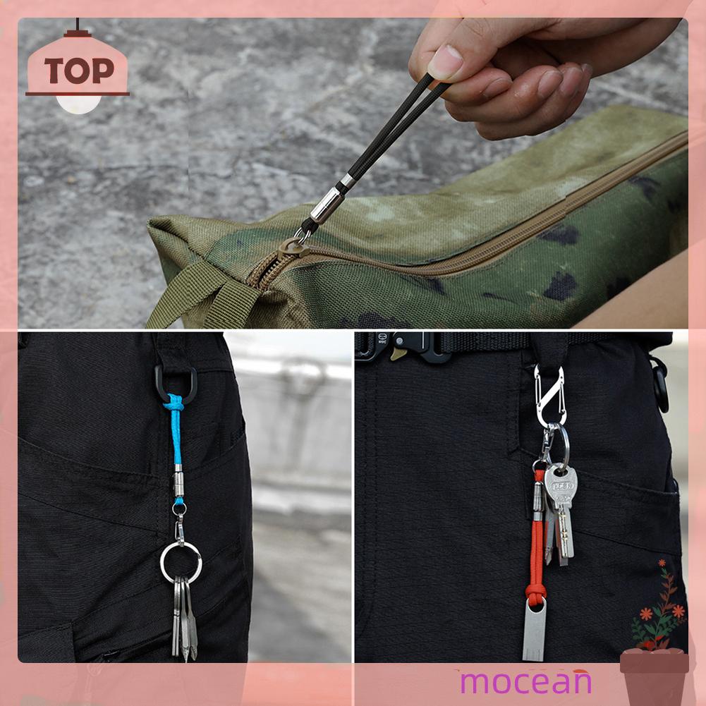 Móc Khóa Dây Dù Chống Thất Lạc Ngoài Trời Có Vòng Khóa parachute