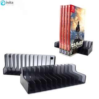 Isita set 2 khay đựng đĩa cd bằng nhựa hỗ trợ 20 thẻ game tiện dụng