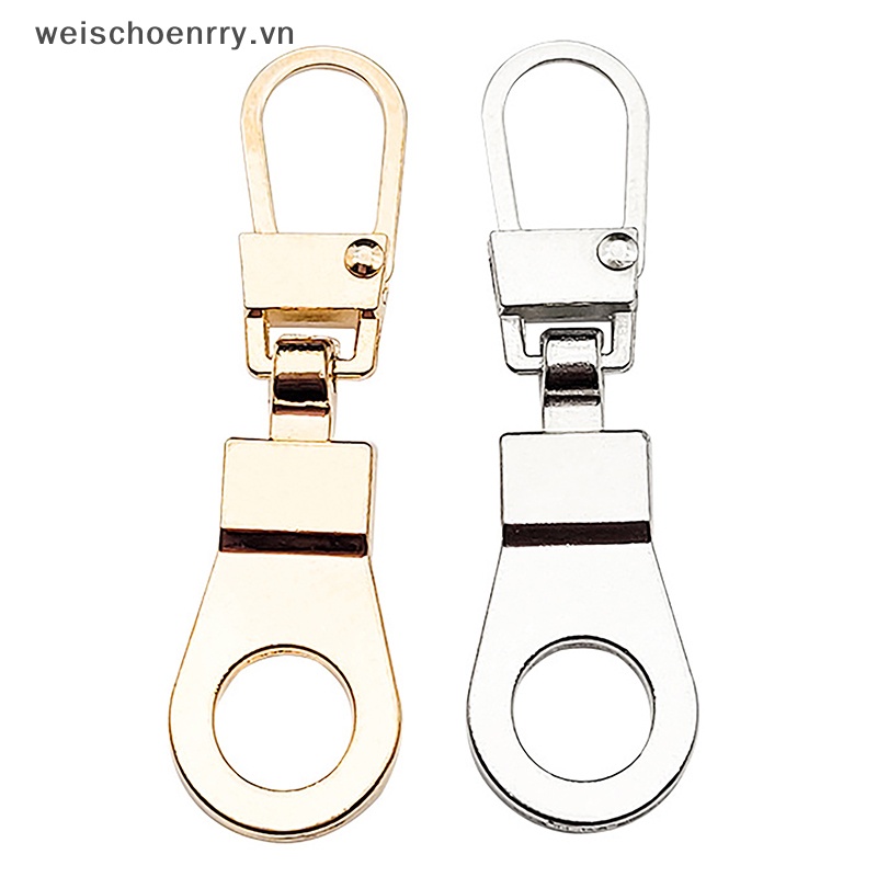 Ww Set 5 Phụ Kiện Khóa Kéo Kim Loại Có Thể Tháo Rời Thay Thế Cho Ba Lô Túi Xách