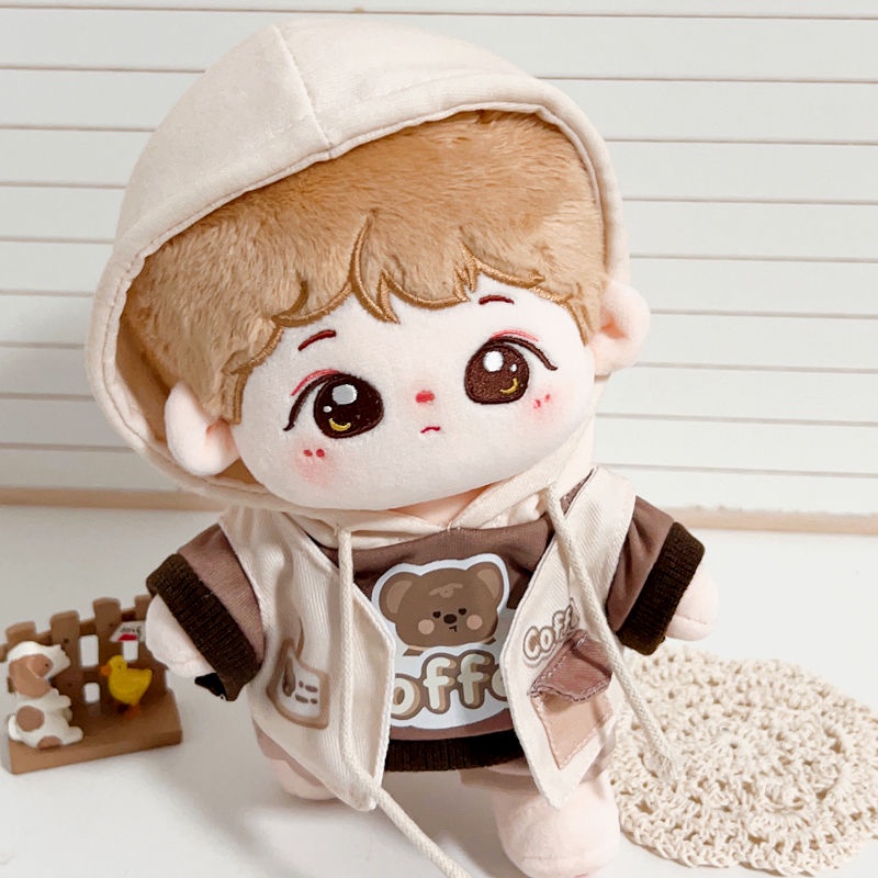 Bộ Đồ Bằng Vải cotton 20cm Không Gây Kích Ứng Dễ Thương Dành Cho Búp Bê 0901