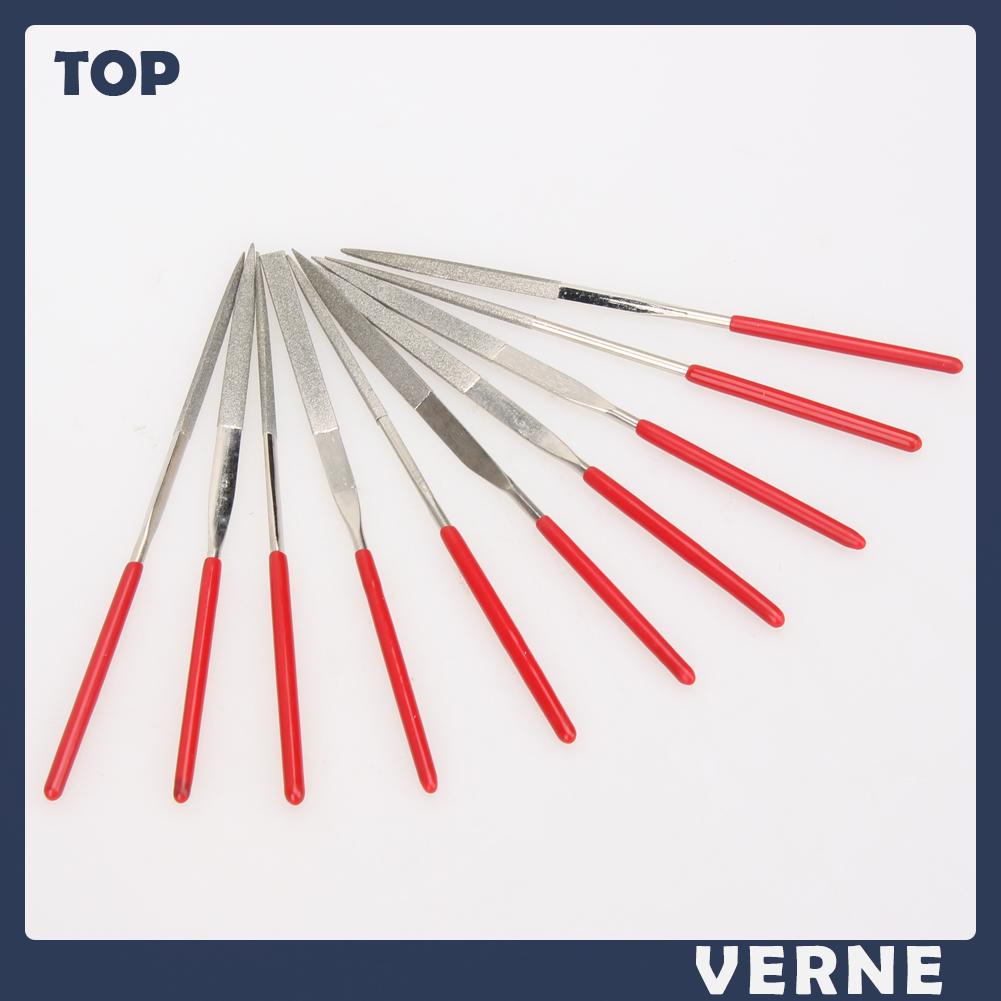 Bộ 10 Cây Dũa Kim Cương / Đá / Kim Cương / Kính / Kim Loại mini Chuyên Dụng