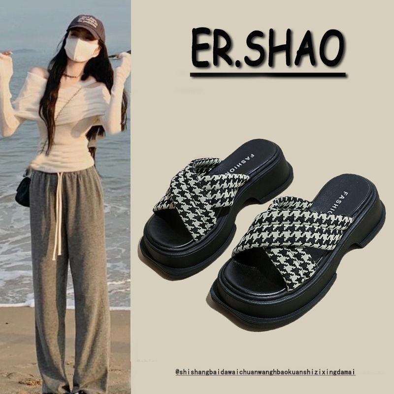 Dép Xỏ Ngón Đế Dày Thời Trang Mùa Hè Cho Nữ