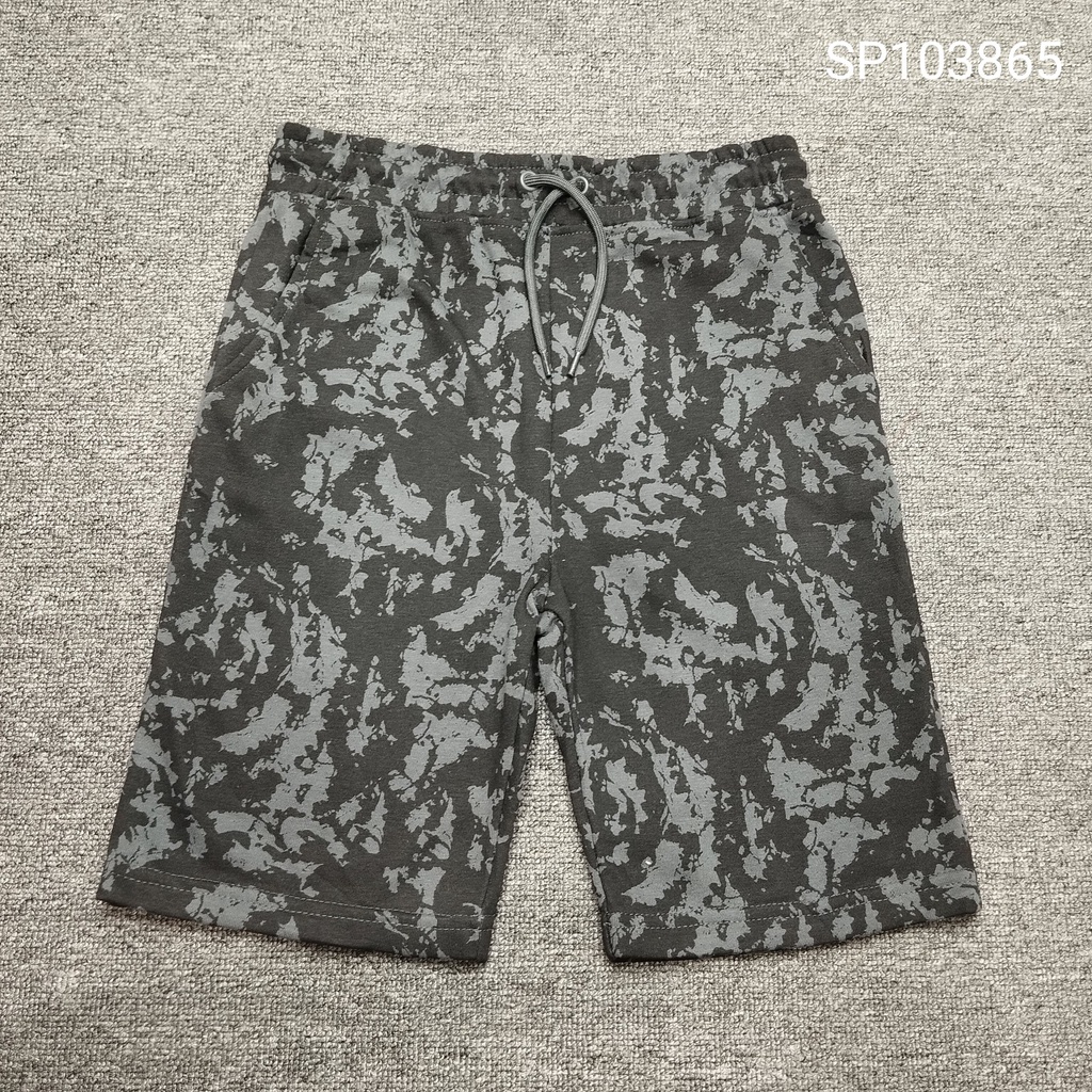 Quần Đùi Quần Short Primark Loang Đen Xám Bé Trai