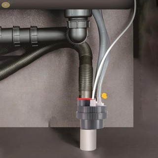 【VARSTR】Convenient Kitchen Water Drainer Tee with Front Filter Ideal for Washing Machine