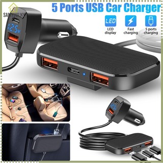 Tẩu Sạc Nhanh 5 Cổng usb type c 31w Đa Năng Cho iphone android Điện Thoại
