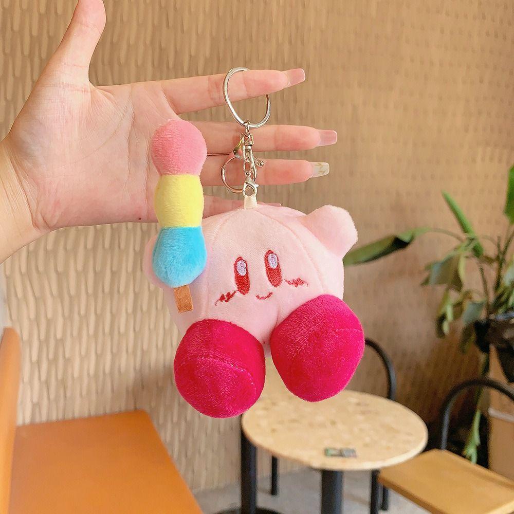 Mmluck kirby Đồ Chơi Nhồi Bông Mềm Mại Màu Hồng Hình Nón kirby
