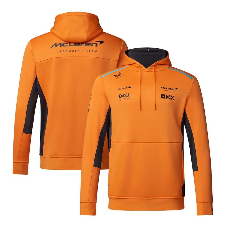 2026 Mới Nhất F1 Racing Hooded Sweat + Mclaren Team F1 Softshell Jacket + Áo khoác dài tay nam nữ mù