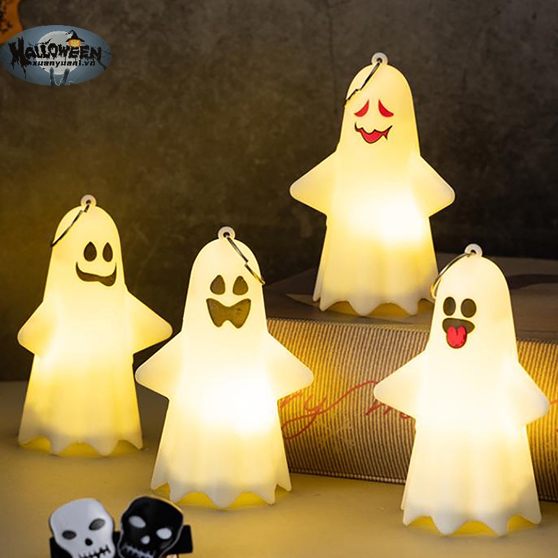 Xuan Đèn led Hình Ma Ánh Sáng Trắng Trang Trí Nhà Cửa Dịp halloween