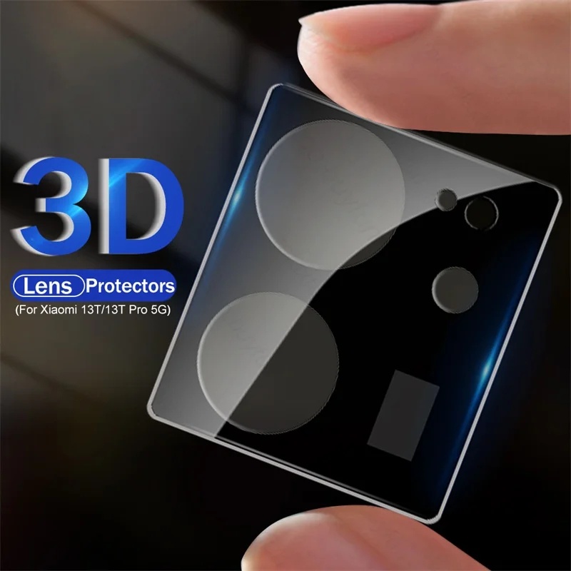 3D Curved Tempered Glass Camera Protector Cover Case Lens Protective Film For Xiaomi Mi 13T Mi13T 12t 11t Pro