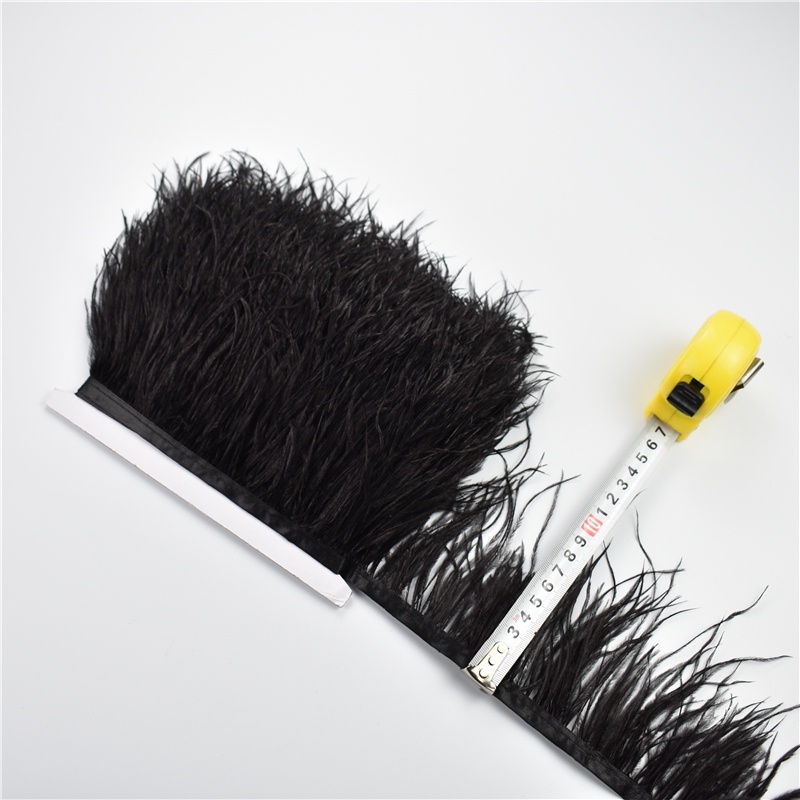 1m Dây Ruy Băng Lông Đà Điểu 8-10cm Nhiều Màu Sắc Dùng Làm Đồ Thủ Công / Trang Trí Váy